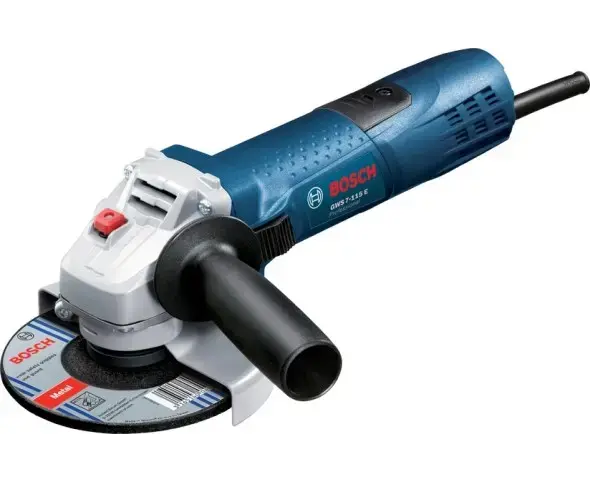 კუთხსახეხი მანქანა (ბარგალკა) Bosch GWS 7-115 E Professional 720W