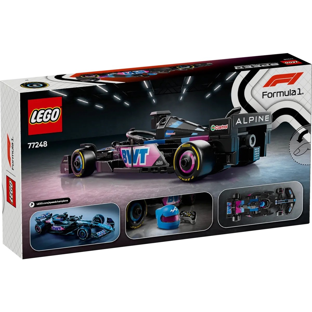 LEGO Constructor Speed Champions BWT Alpine F1® Team A524 Race Car (77248)